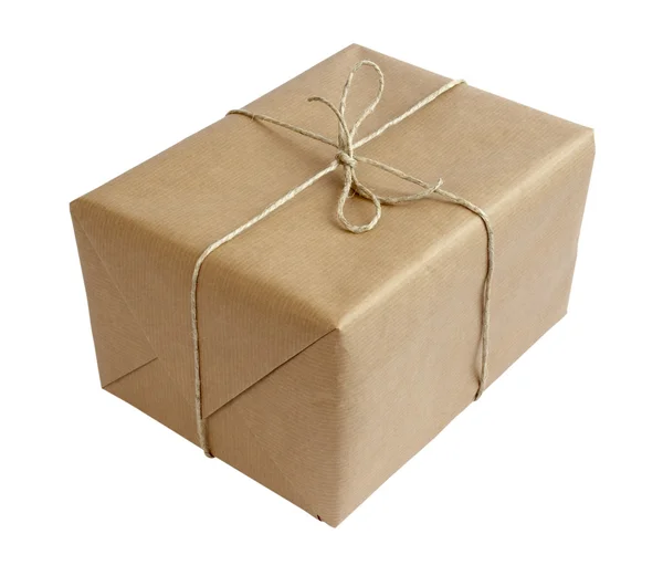 Box paketet wrap — Stockfoto