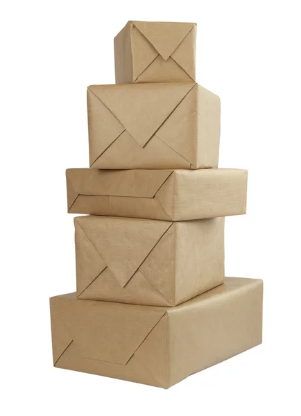 Box package wrap — Stock Photo, Image