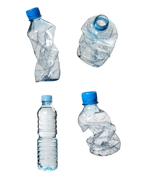 Bouteilles en plastique déchets écologie — Photo