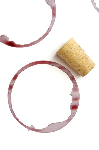 Marcas de bebidas de vino y corcho — Foto de Stock