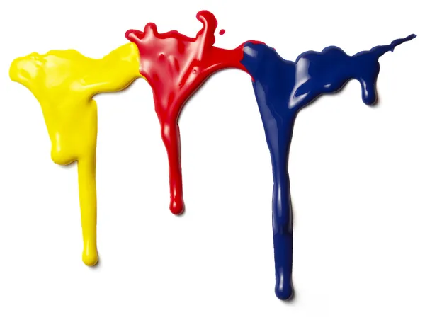 Liquid paint drop — Stock Photo, Image