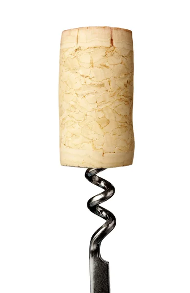 Cork bottle wine opener — Stock Photo, Image