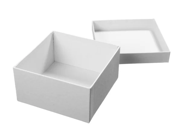 Paquete caja blanca — Foto de Stock