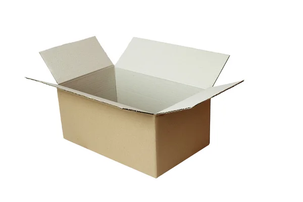 Box balíček cardbord — Stock fotografie