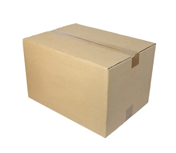 Box balíček cardbord — Stock fotografie