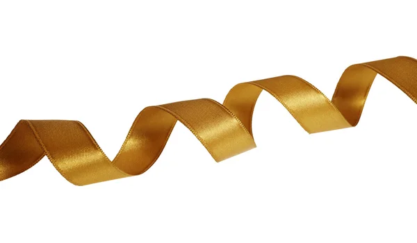 Gold Band Dekoration Weihnachten — Stockfoto