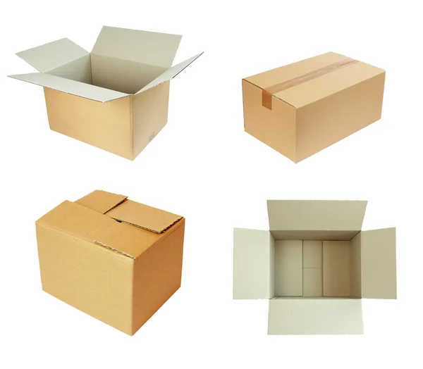 Caja paquete cardbord — Foto de Stock
