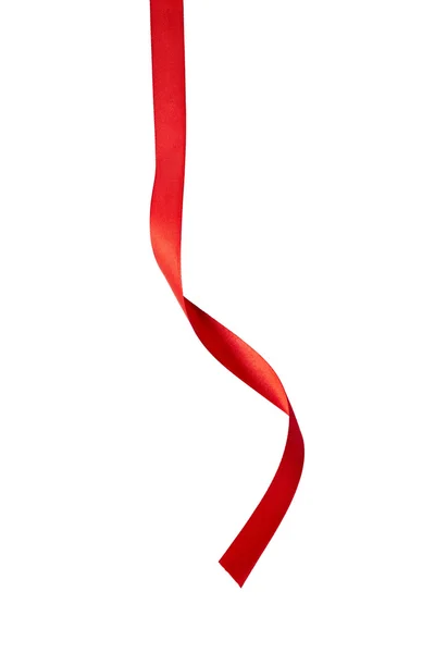 Nastro rosso decorazione Natale — Foto Stock