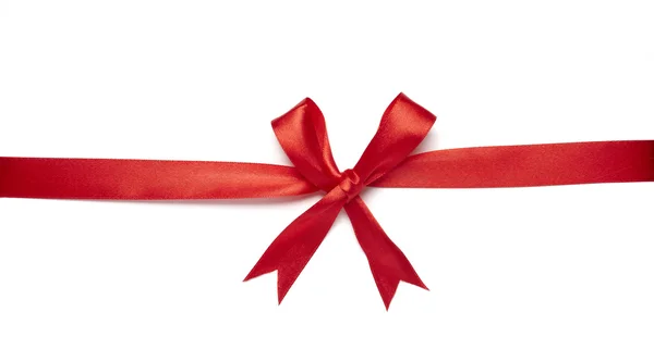 Red ribbon wrapping — Stock Photo, Image