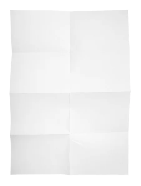 Blanco ongevouwen papier gebruikt merken grunge — Stockfoto