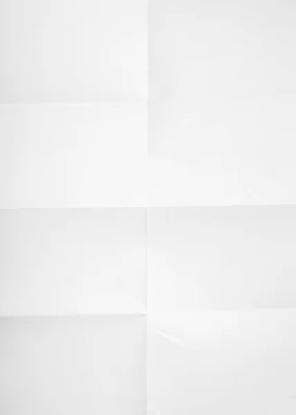 Papel em branco não dobrado marcas usadas grunge — Fotografia de Stock