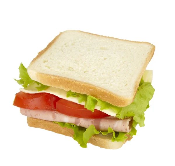 Сэндвич-еда — стоковое фото