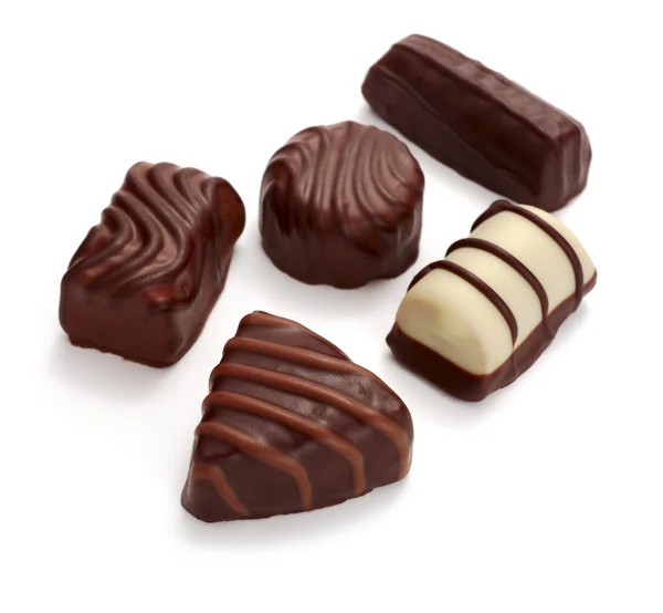 Choklad muffin söt kaka mat efterrätt nougat — Stockfoto