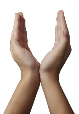 Hand gesture body language clipart