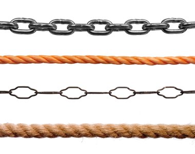 Ropes and chains clipart