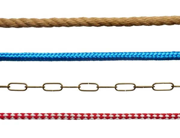 绳和链 — 图库照片