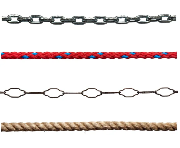 Мотузки і ланцюжки — стокове фото