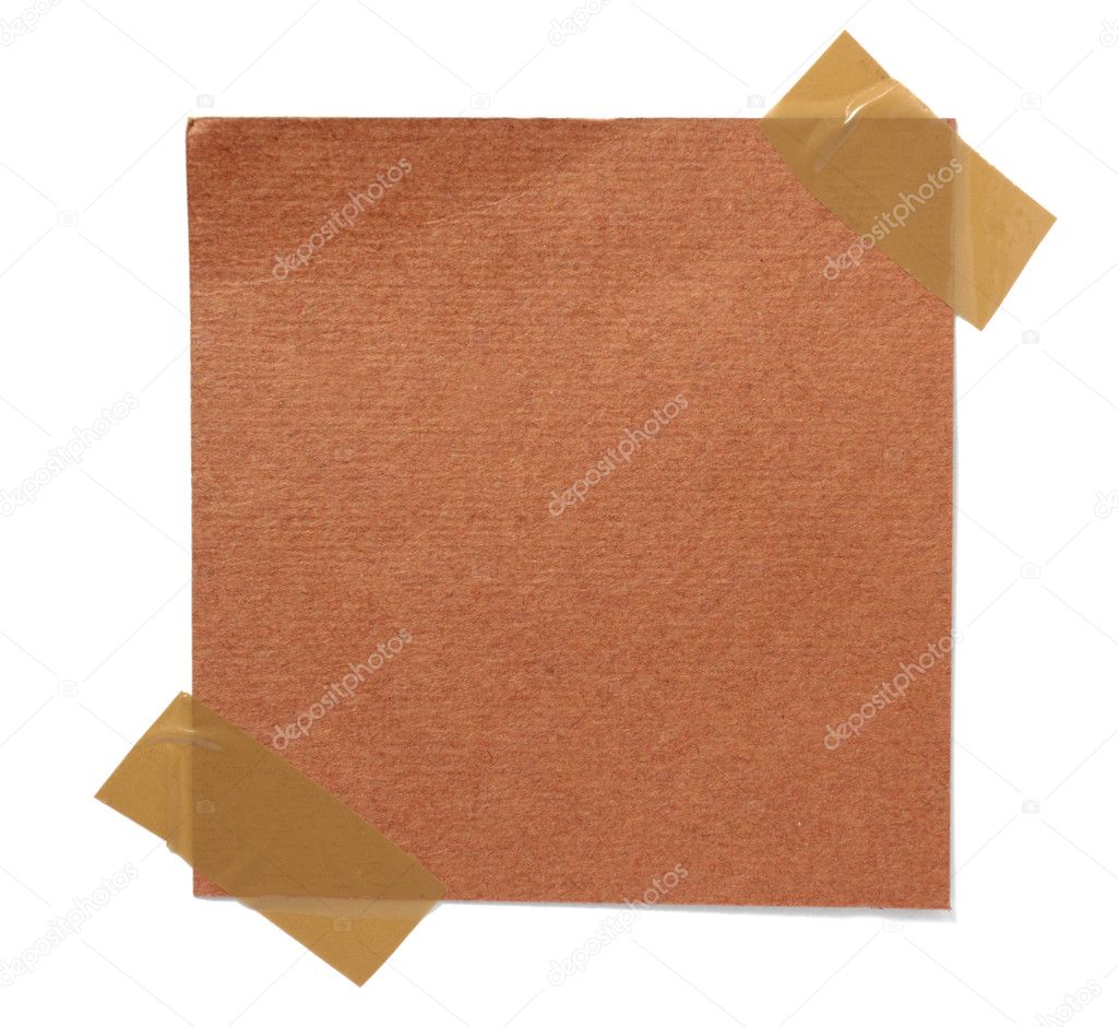 Brown old paper note background — Stock Photo © PicsFive #11111453