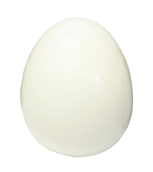 Primer plano de fondo blanco huevo, con ruta de recorte —  Fotos de Stock
