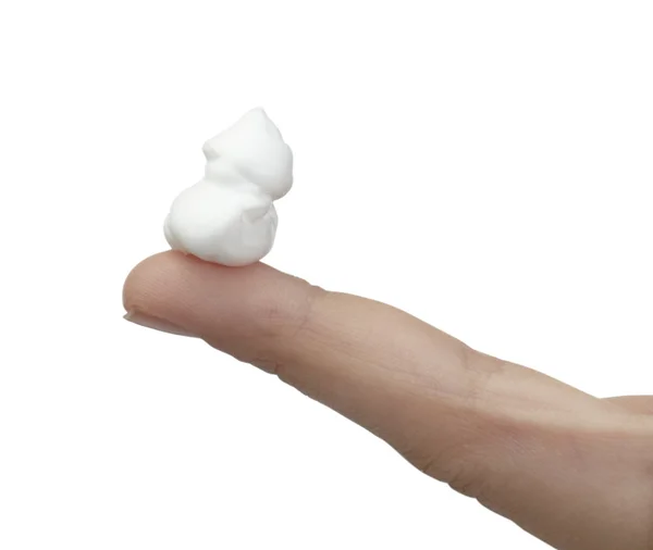 Shaving foam beauty cream — Stock Photo, Image