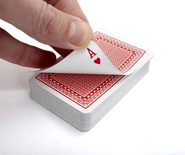 Póker kártya gamble játék szabadidős — Stock Fotó