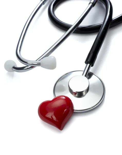 Stethoscope heart health care medicine tool — Stock Photo, Image