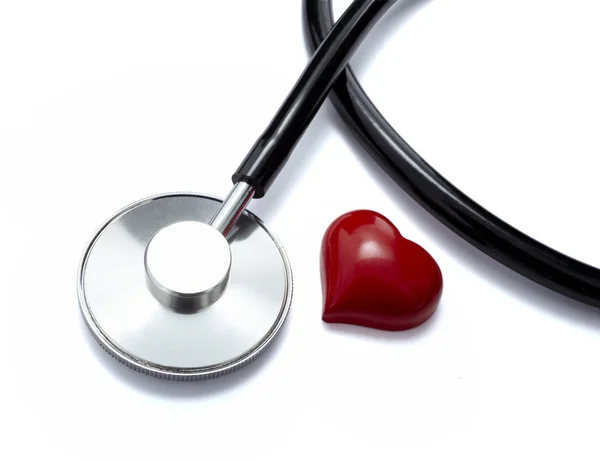 Stethoscope outil de médecine de soins de santé cardiaque — Photo