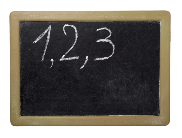 Tebeşir tahtası matematik sınıfı eğitimi — Stok fotoğraf