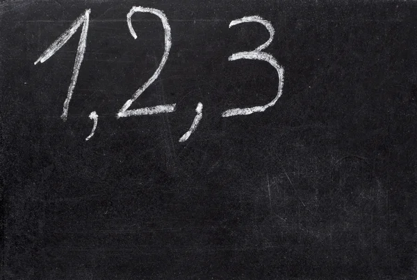 Chalkboard matematika školní výuka — Stock fotografie