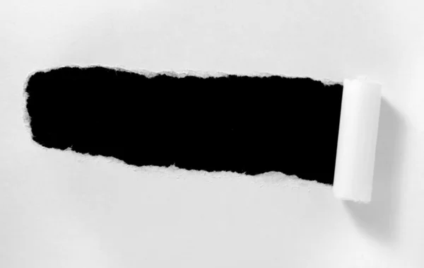 Фон розрізаного повідомлення білого паперу — стокове фото