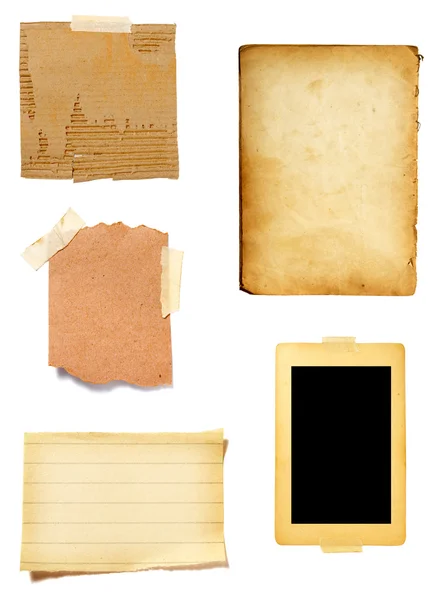 Παλαιόν Ιστορικόν Σημείωση χαρτί — Φωτογραφία Αρχείου