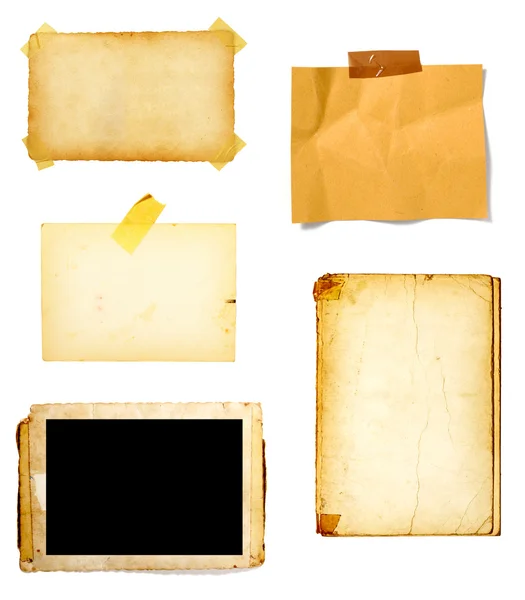 Old paper note background — Stock Photo, Image