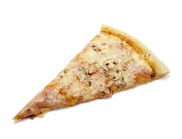 Pizza eten — Stockfoto