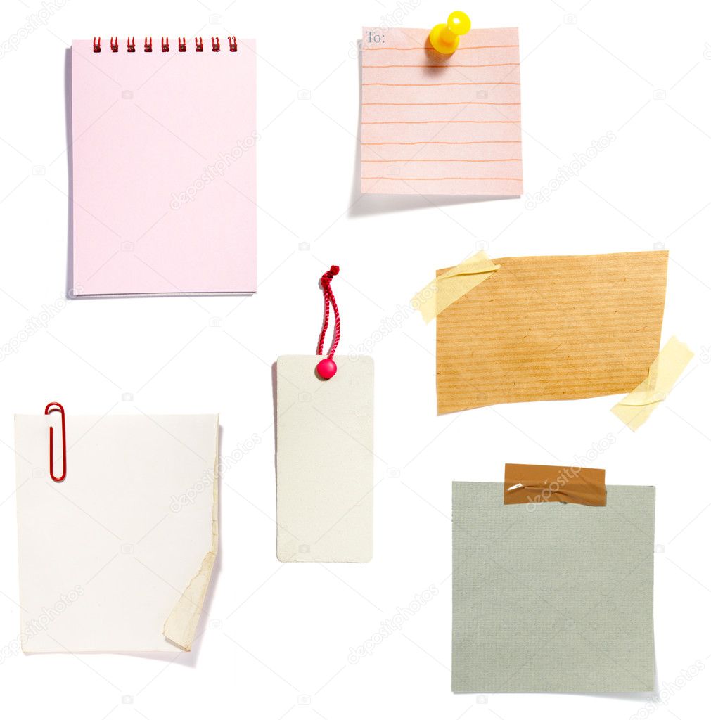 Old paper note background