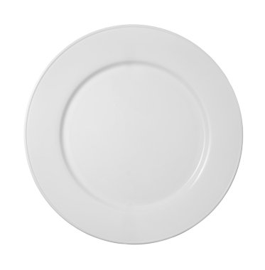 White dishes kitchen plate clipart