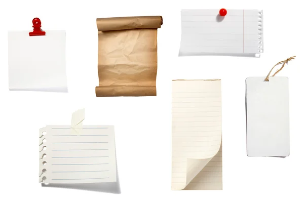 Brown old paper note background — Stock Photo, Image