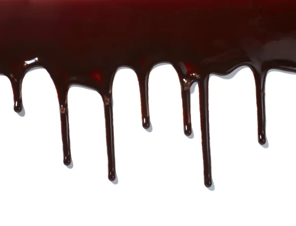 stock image Chocolate syrup leaking liquid sweet food