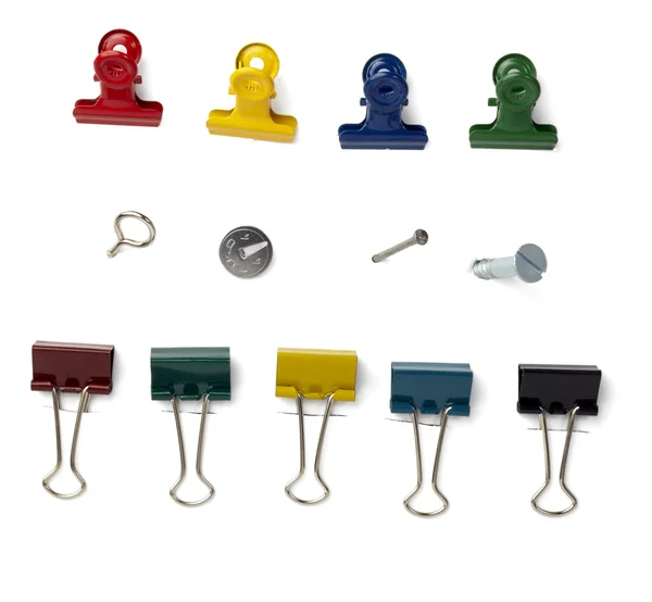 Push pin paper clip — Stock Photo, Image