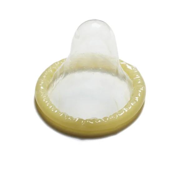 Protección sexual condón ayuda a la salud segura anticoncepción látex — Foto de Stock