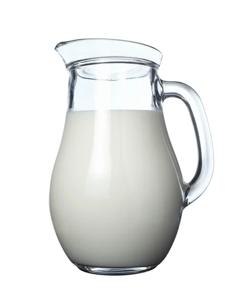 Milk jar food drink calcium — Stock Photo, Image