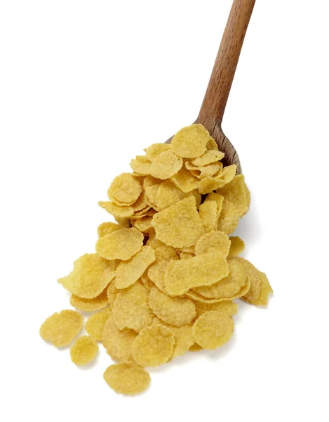 Flocos de milho cereais muesli alimentos — Fotografia de Stock