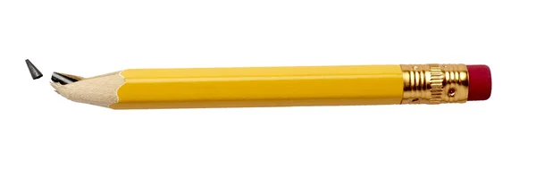 Gebrauchte kaputte Bleistift Ausbildung Geschäft — Stockfoto