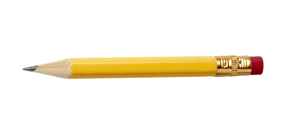 Negócio de educação de lápis quebrado usado — Fotografia de Stock