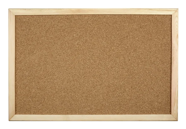 棕色背景软木板 — 图库照片