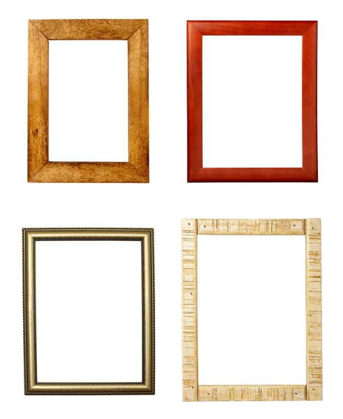 Wooden frame art decoration gallery — Stock Photo, Image