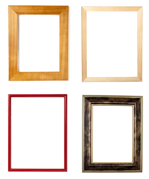 Wooden frame art decoration gallery — Stock Photo, Image
