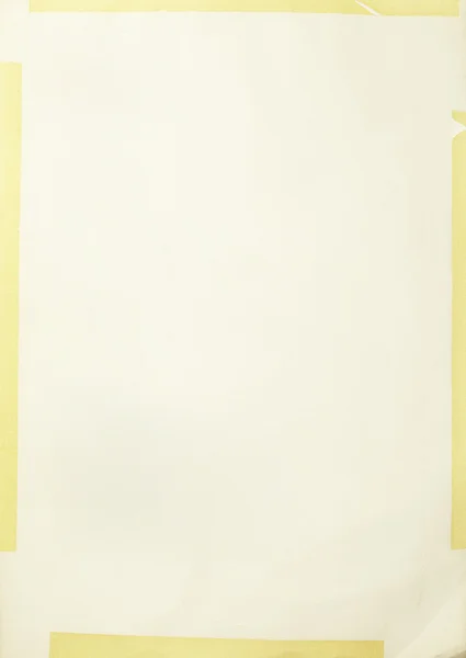 Oude grunge gele achtergrond van het papier — Stockfoto