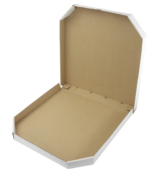 Krabice balení kartón pizza jídlo — Stock fotografie