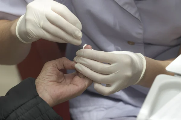 Laboratuvar kan testi sağlık ilaç diyabet — Stok fotoğraf