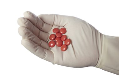 hapları tabletleri Tıp Sağlık el eldiven